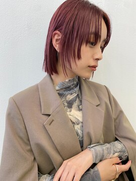 ネルケ 立川(nelke) ウルフレイヤー×ピンクカラー