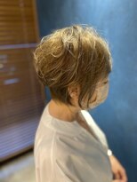 リュクスボーテ(LUXEBEAUTE') 前下がりボブ×ふわくしゅアレンジ