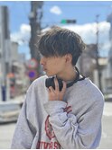 メンズ波巻きパーママッシュ