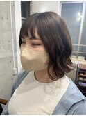 デジタルパーマ/簡単スタイリング/ボブヘア