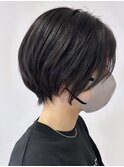 ショート 大人ショート　マチルダボブ　ピンクベージュ