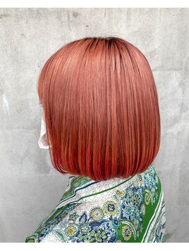 ミチ(MICI) bob x coral pink