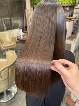 モワ 仙台(Mois) 縮毛矯正＋艶トリートメント10代20代30代40代/髪質改善/縮毛矯正