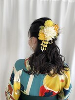 サクラ(SAKURA) 袴/着付/ハーフアップ/袴ヘア/アレンジ/お花/卒業式ヘア/大学生