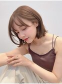 シアーカラー/セミディ/韓国ヘア/顔周り/透明感/くびれヘア/7