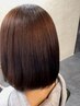 カット+縮毛矯正+トリートメント+マイクロバブル