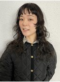 【心斎橋hen】ウルフパーマ　ロングパーマ　顔周りレイヤー