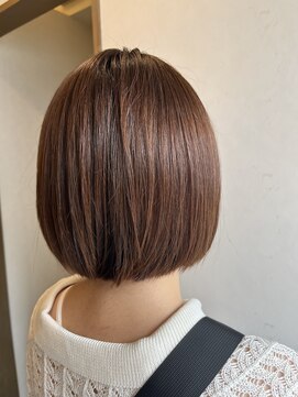 ヘアスペースブルーム エボリューション 庄内店(HAIR SPACE BLOOM evolution) 【庄内店/カット カラー】顎ラインボブ/ミニボブ/透明感カラー