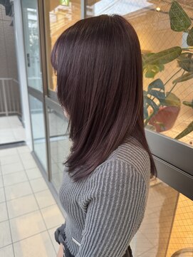 マルフェ 天王寺(marfe) ラベンダーカラー　ラベンダーグレージュ透明感カラー