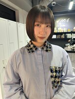 ゲームバイアランスミシー 心斎橋(GAME by Alan Smithee)&nbsp;ボブ/ミニボブ/切りっぱなしボブ/ワンレン/オリーブベージュ