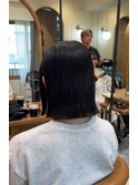 メルティカラー似合わせカットウェーブミディアム縮毛矯正韓国