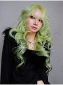 ロング顔周りレイヤーおくれ毛前髪カット美髪_F0643