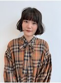 クラシックボブ×ワイドバング