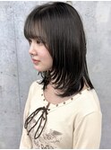 池袋 ロブ 顔周りレイヤー レイヤーカット ミディアムレイヤー
