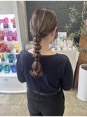 玉ねぎ編みおろしヘアセット＊