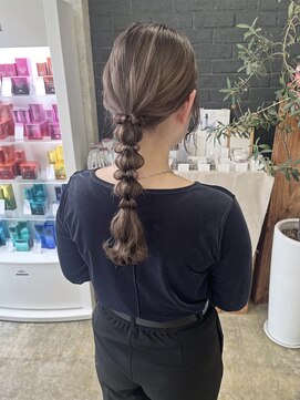 ブルームス アンジュ(Blooms Unge) 玉ねぎ編みおろしヘアセット＊