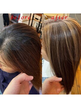 ヘアーサロン ココア(hair salon cocoa) グロッシーメッシュ