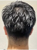 ツーブロックショート