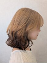 イリエ 川口(irier)&nbsp;ケアブリーチで作るミルクティーエンドカラー【薬師神】