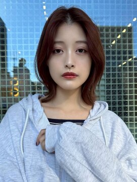 ベイルーム(BAYROOM by HONEY omotesando) ボブレイヤー/くびれボブ/ウルフボブ/ココアベージュ/韓国1