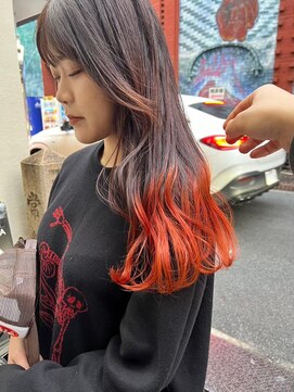 ブリーチ/阿倍野/ダブルカラー/フォックスカラー