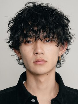 フィフス 渋谷(fifth) アクティブショートルーズパーマ波巻きシャドウパーマ渋谷メンズ