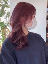 ミルティ(Myrtille)&nbsp;Myrtille☆レイヤーカットコテ巻き×ピンクブラウン