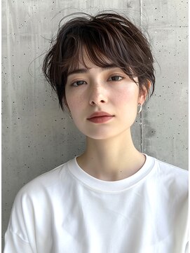 赤れんがアネックス(ANNEX) 前髪イメチェン大人ショート◎30代40代50代60代室蘭美容室