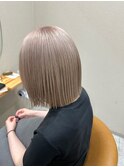 ホワイトベージュ ブリーチ ダブルカラー 三ノ宮