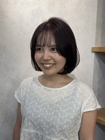 ヘアースペースブルーム プリュス 石橋店(HAIR SPACE BLOOM plus) フレンチボブ/タンバルモリ/小顔ボブ/ボルドー/石橋阪大前