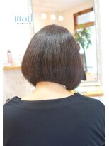 ムゥフ ヘアーアンドアイラッシュ(mouf hair&eyelash)&nbsp;【ｍｏｕｆ】どの角度でもまとまるイメチェンぼぶ♪ばっさり