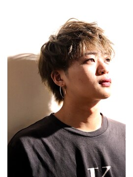 メンズヘアースパイス ユメサキ(Men's Hair SPICE -yumesaki-) ゆるふわマッシュウルフ