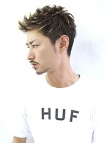 ラエティス(Laetus)&nbsp;ハイライトでメリハリショート/メンズスタイル