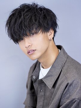 リップス 池袋(LIPPS) 刈り上げ前下がりツイストスパイラルドライマッシュ