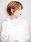大人かわいい☆丸みショートボブ【BEKKU 恵比寿】吉永