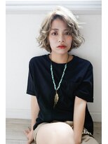 ロロネー 森ノ宮キューズモール(Lolonois) 【Lolonois森ノ宮】ダブルカラー×ウェービーボブ（藤岡尚希）