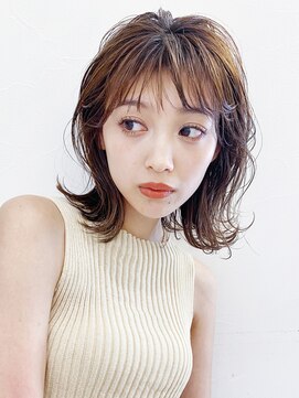 アイティー バイ アルバム 中野店(IT by ALBUM) ラフカール_クールショートピンクベージュボブルフ_28025