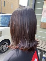 ヘアデザイン ベロニカ(hair design Belonica)&nbsp;ロブでおしゃれにインナーカラー