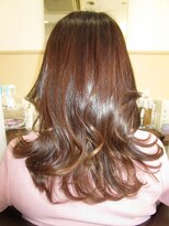 コアフィールフィス(COIFFURE fils)&nbsp;【見附　今町】くびれミディ　ラベンダーアッシュ　髪質改善