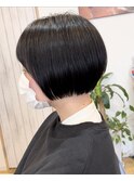 +＊～ミニマムボブwith暗髪グレージュ～＊+