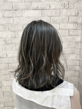 アース 新越谷店(HAIR&MAKE EARTH) コントラスト３Dハイライト　　外国人風カラー
