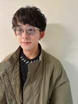 ノラギンザユー(NORA GINZA/U)&nbsp;ンズヘアメンズパーマパーマメンズニュアンスパーマ