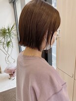 ラ ファブリック 草加(LA FABRIQUE)&nbsp;切りっぱなしボブ　ハイライトカラー　アッシュブラウン