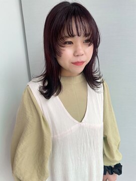 ガリカ 博多(Gallica) 【石河安奈】大人かわいいレイヤーカット/ウルフボブ/ミディアム