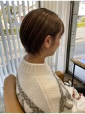 ショートボブ/耳掛けボブ/ハンサムショート/夏目寧々