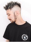 ダークアッシュニュアンスパーマ韓国マッシュスペインカール 444