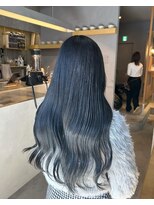 ミー(mii)&nbsp;【mii】ネイビーブルー/ブリーチカラー