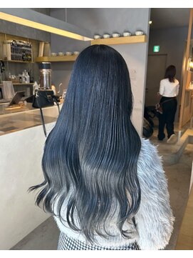 ミー(mii) 【mii】ネイビーブルー/ブリーチカラー