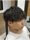 波巻きスパイラルパーマ 東海大学前駅 メンズ パーマ