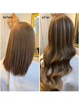 エクステンション キュー(extension Q)&nbsp;プルエクステ/ダイヤモンド毛質52cm(胸下)